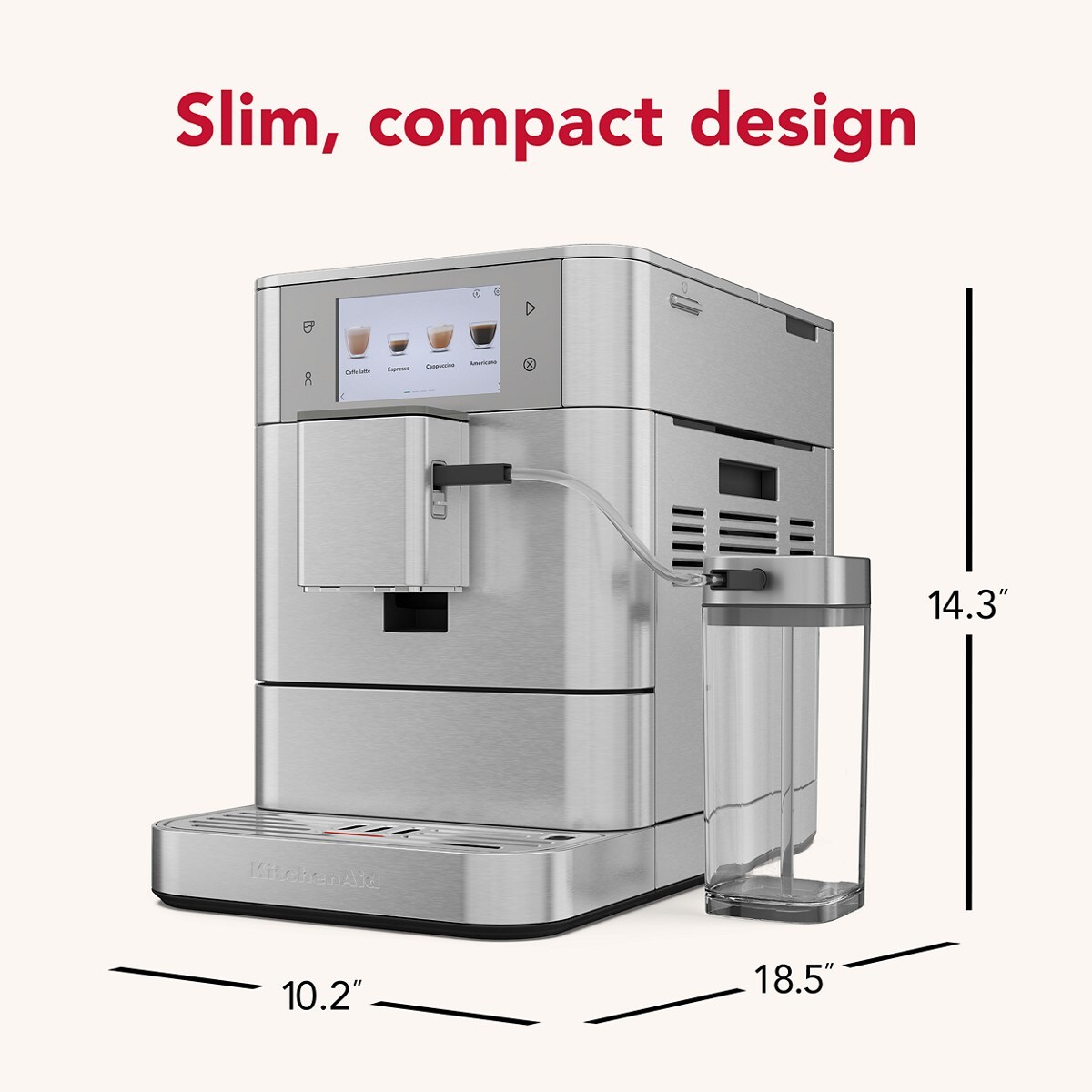 Fully Automatic Espresso Machine KF8 - Stainless Steel Finish - Image 2