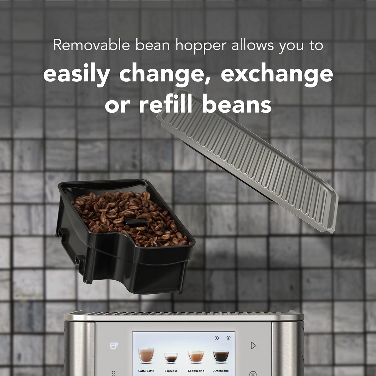 Fully Automatic Espresso Machine KF8 - Stainless Steel Finish - Image 4