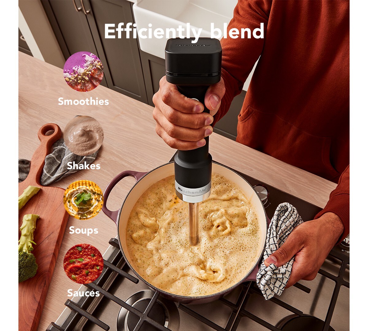 KitchenAid Go® Cordless Hand Blender - battery included - Black Matte - Image 4