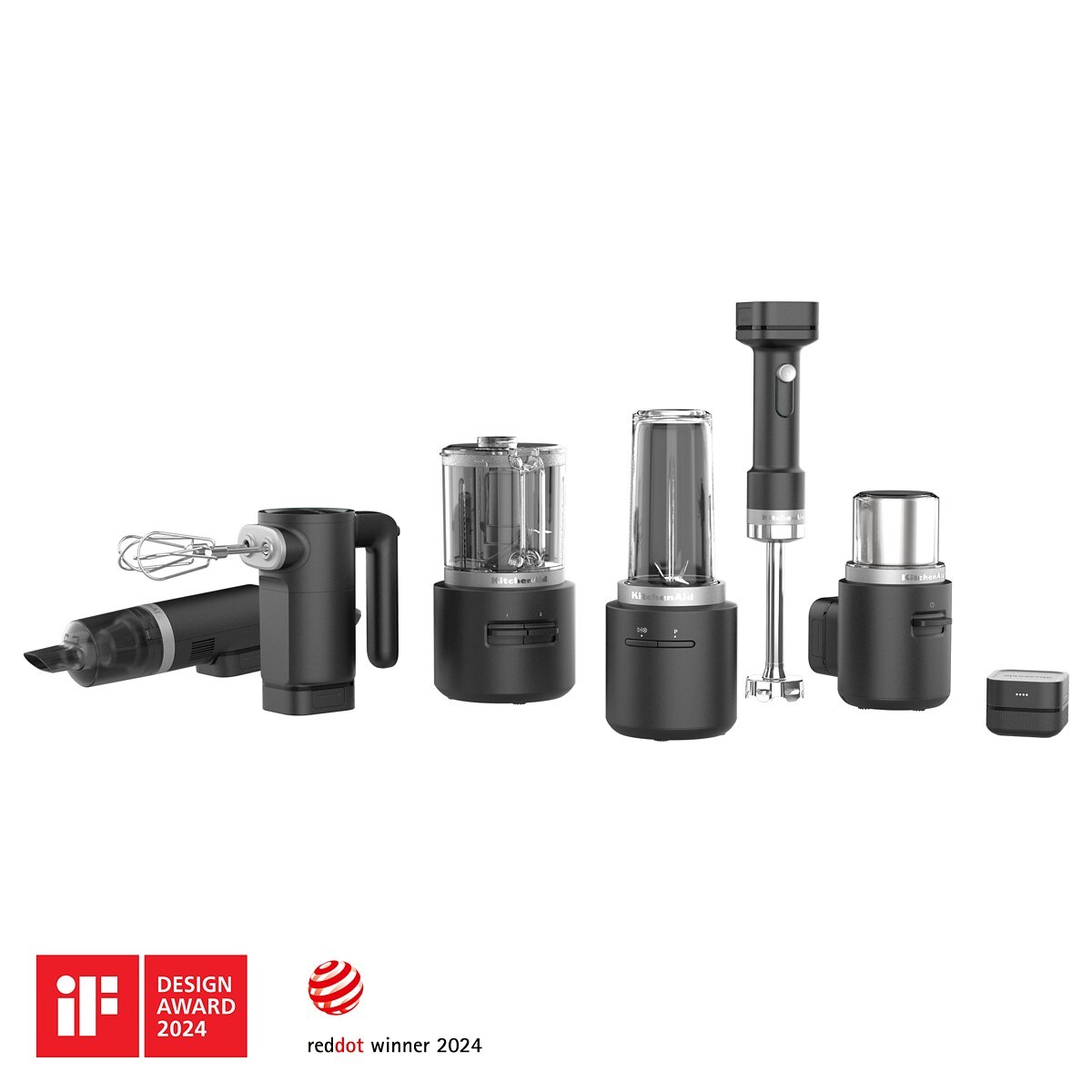 KitchenAid Go™ Cordless Kitchen Vacuum - battery included - Black Matte - Image 2