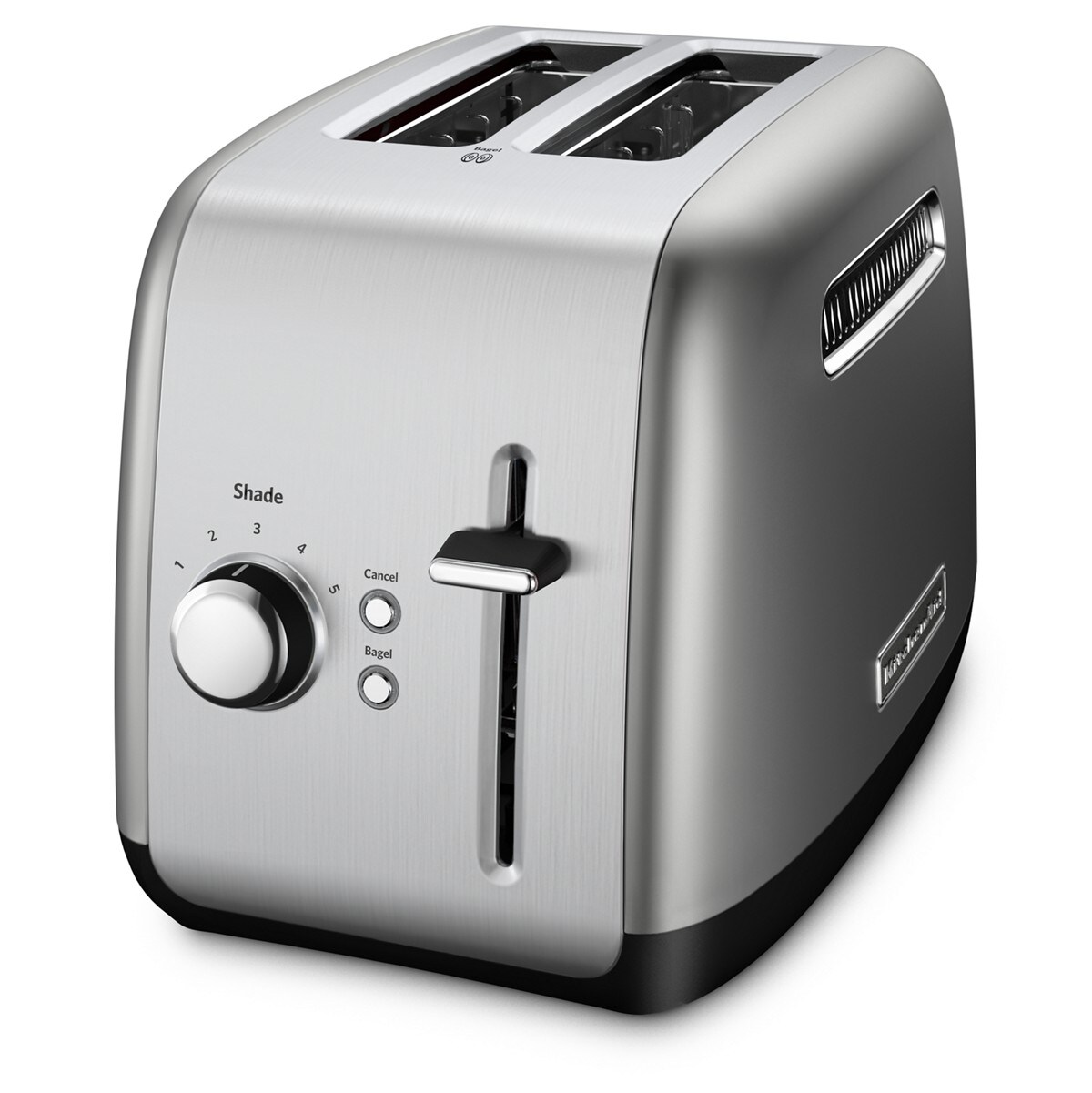 2-Slice Toaster with manual lift lever - Contour Silver