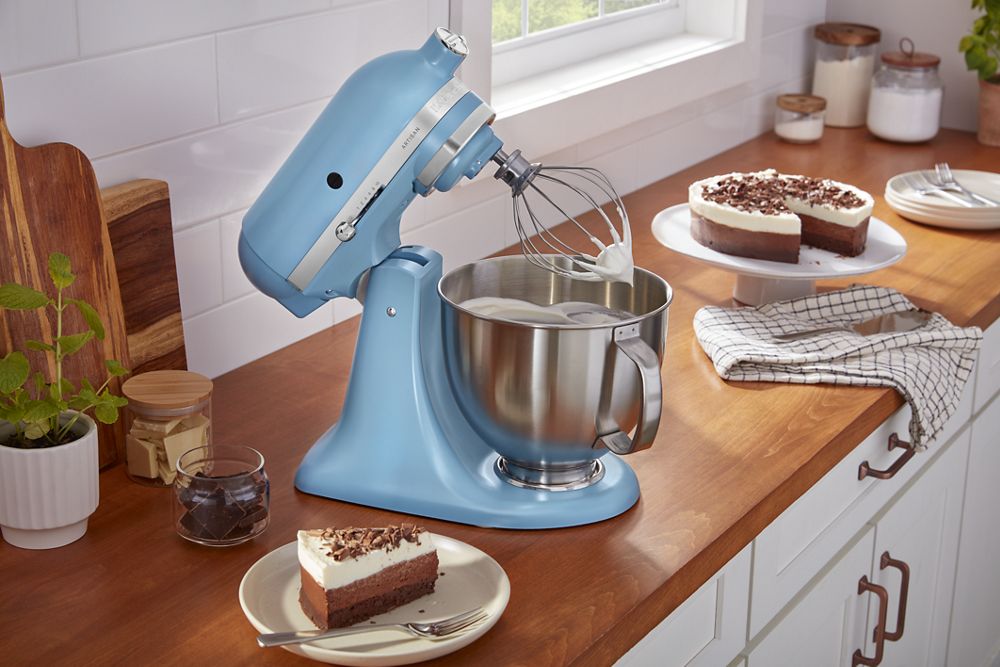 Artisan® Series 5 Quart Tilt-Head Stand Mixer with Premium Touchpoints - Blue Velvet - Image 5