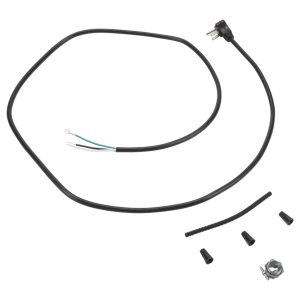 6' Dishwasher Power Cord 3 Wire 13 Amp - Black